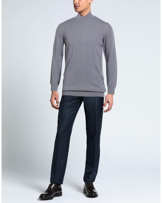 Avignon Blue Turtleneck for men