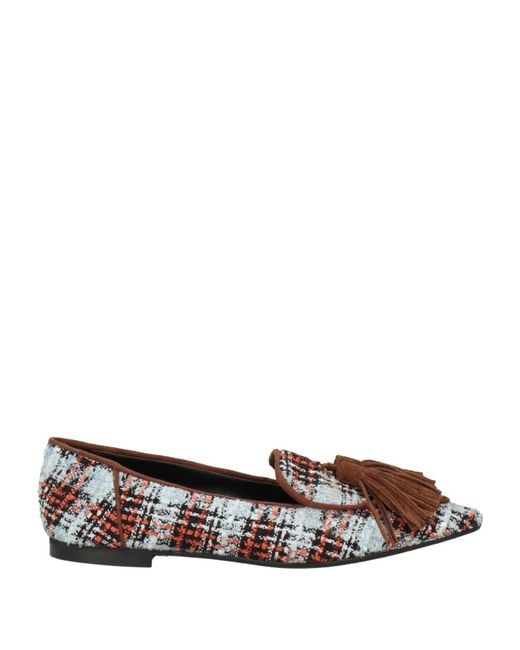 Ovyè Brown Loafers Textile Fibers