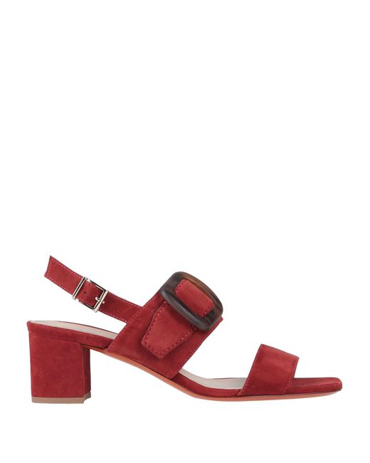 Santoni Red Sandals