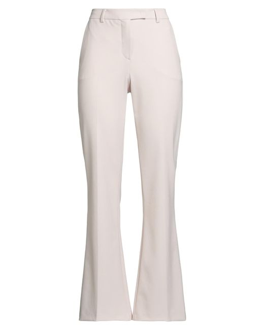 SEVENTY VENEZIA White Blush Pants Polyester, Virgin Wool, Elastane