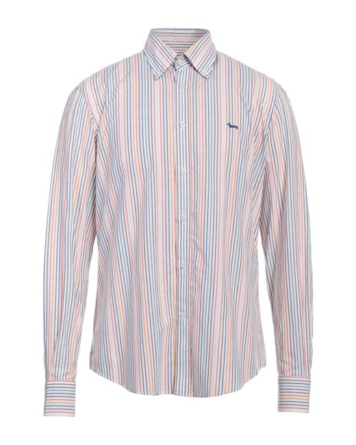Harmont & Blaine Orange Shirt Linen for men