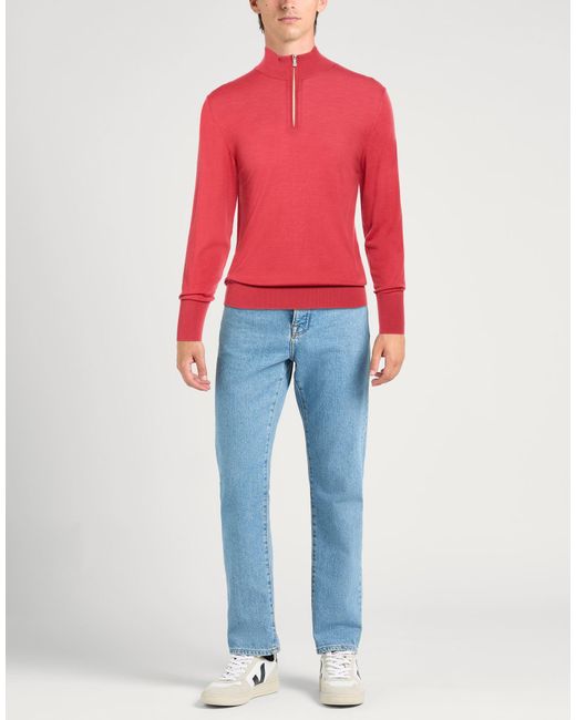 Eleventy Red Turtleneck for men