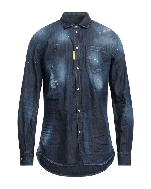 DSquared² Blue Denim Shirt for men