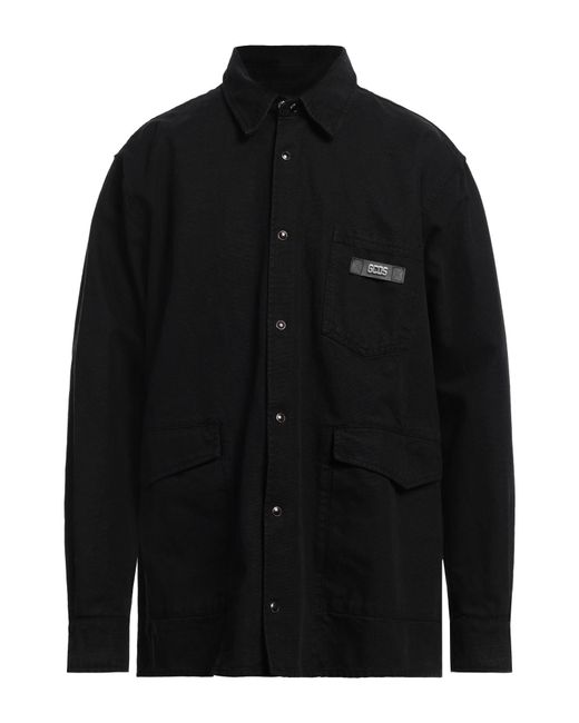 Gcds Black Shirt Cotton for men