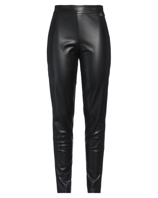 gavroche paris Black Pants Polyester, Polyurethane
