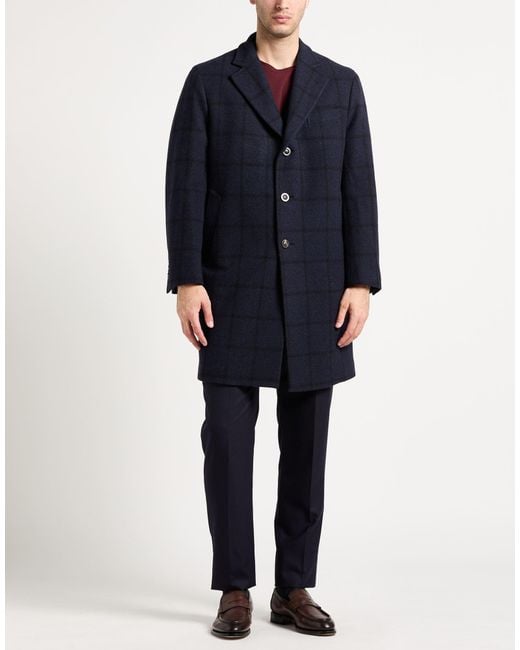 Boglioli Blue Coat for men