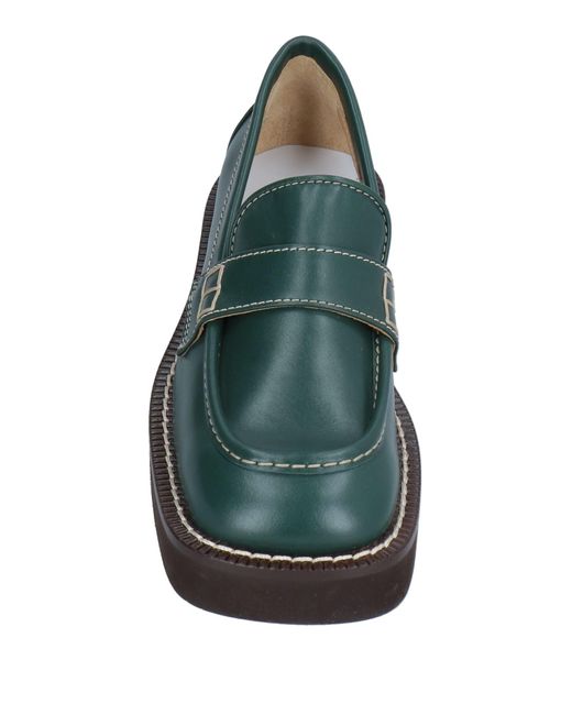 MM6 by Maison Martin Margiela Green Loafers