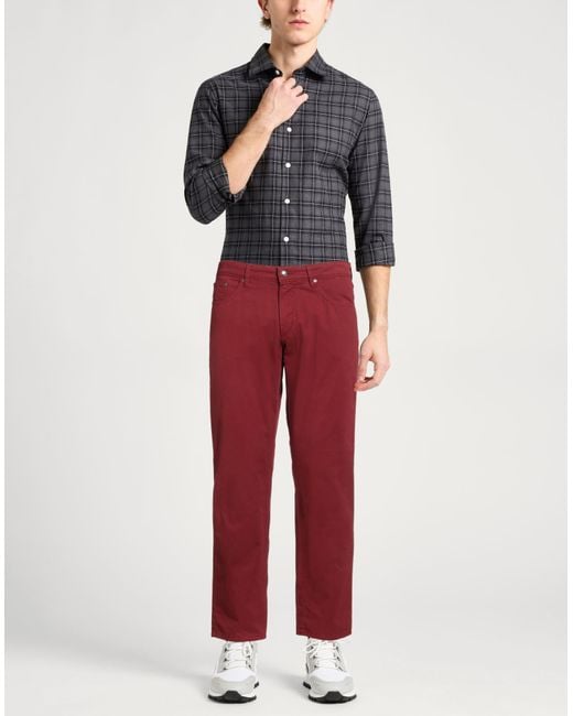 Hackett Red Earth Pants Cotton, Elastane for men