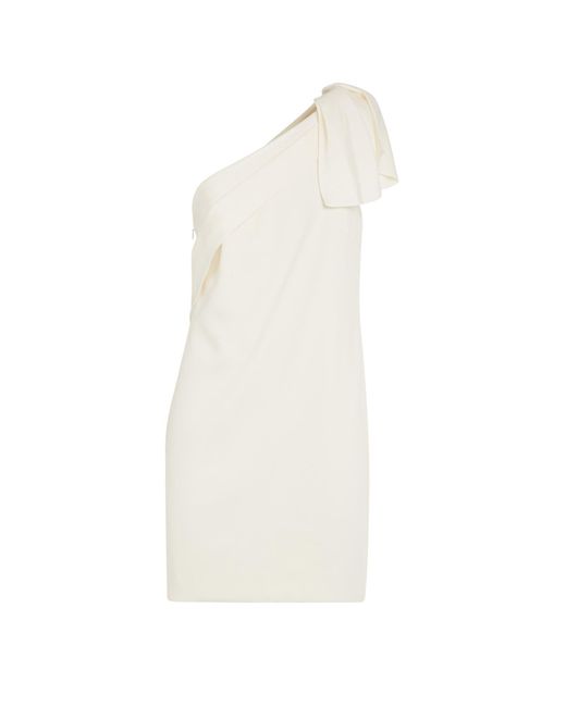 Roland Mouret White Mini-Kleid