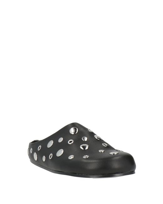 Lola Cruz Black Mules & Clogs