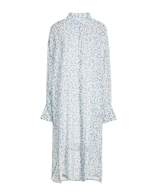 Fisico Blue Midi Dresses