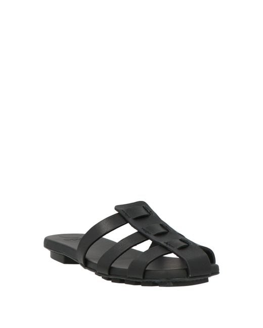 Odissi Black Sandals Calfskin