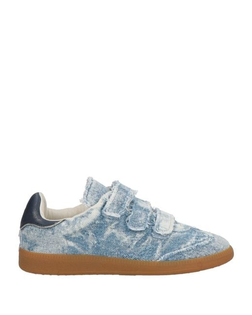 Isabel Marant Blue Sneakers Cotton