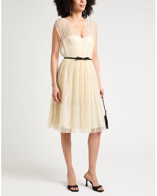Elisabetta Franchi Natural Midi Dress