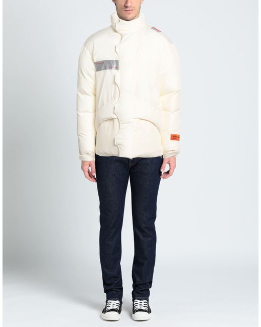 Heron Preston Natural Down Jacket for men