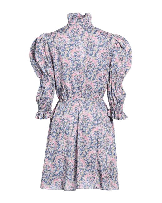 Philosophy Di Lorenzo Serafini Blue Mini-Kleid