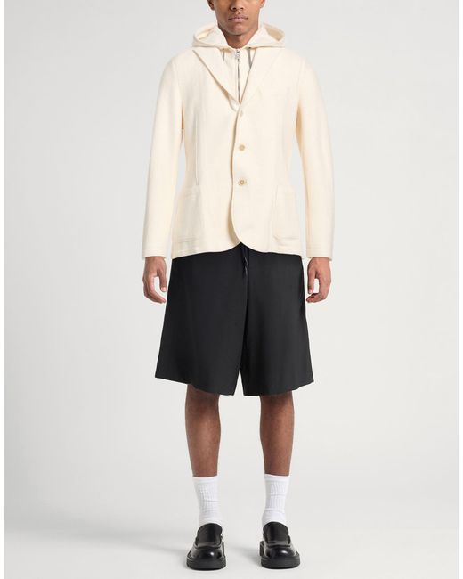 Eleventy Natural Ivory Blazer Wool for men