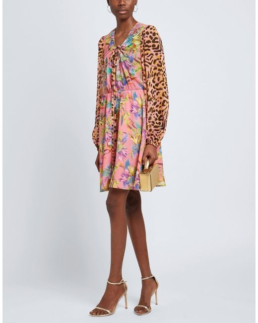 Just Cavalli Pink Mini Dress