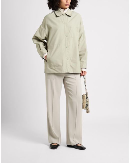 MAX&Co. White Overcoat & Trench Coat