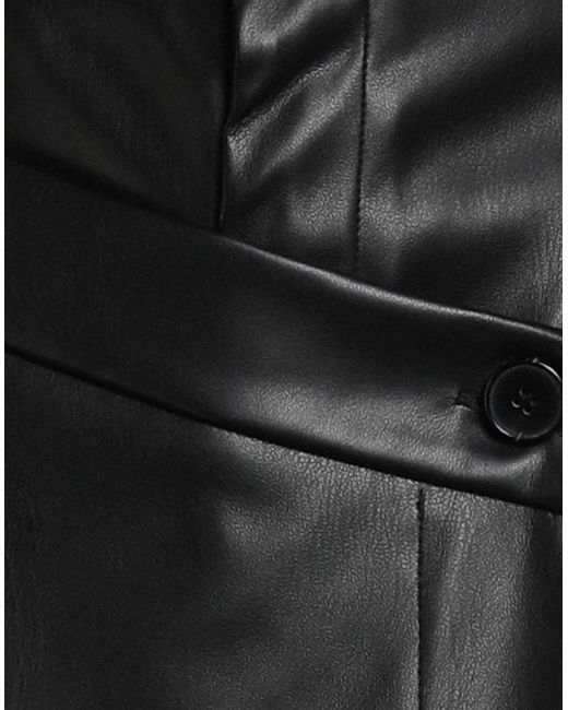 ViCOLO Black Midi Skirt Polyester, Polyurethane