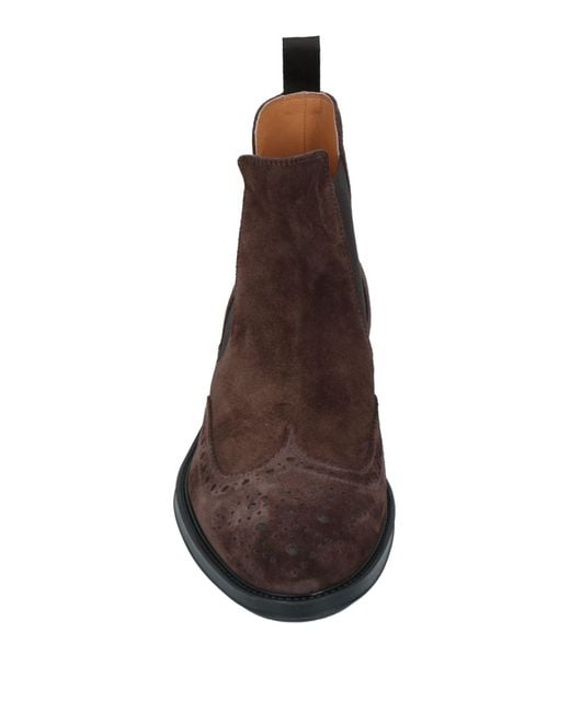 Doucal's Brown Ankle Boots for men
