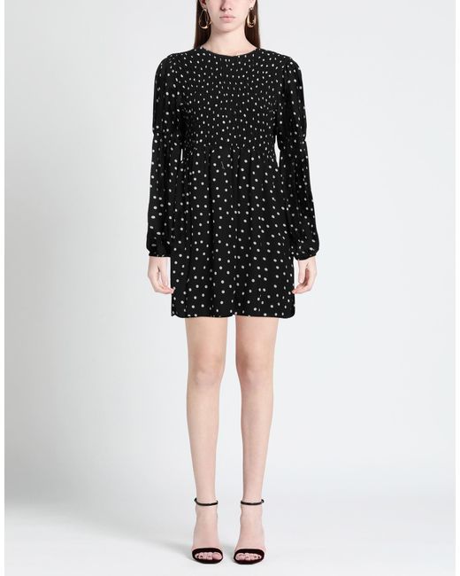 Ganni Black Mini Dress