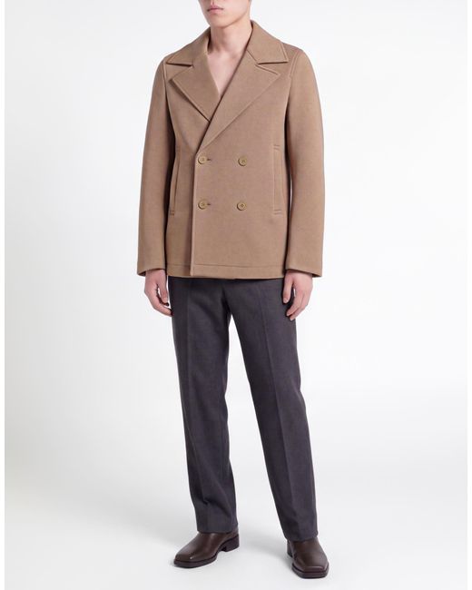 Manuel Ritz Brown Coat for men