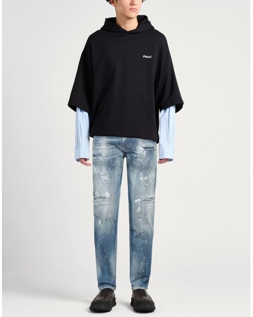 DSquared² Blue Slim-Fit Tie-Dyed Distressed Jeans for men