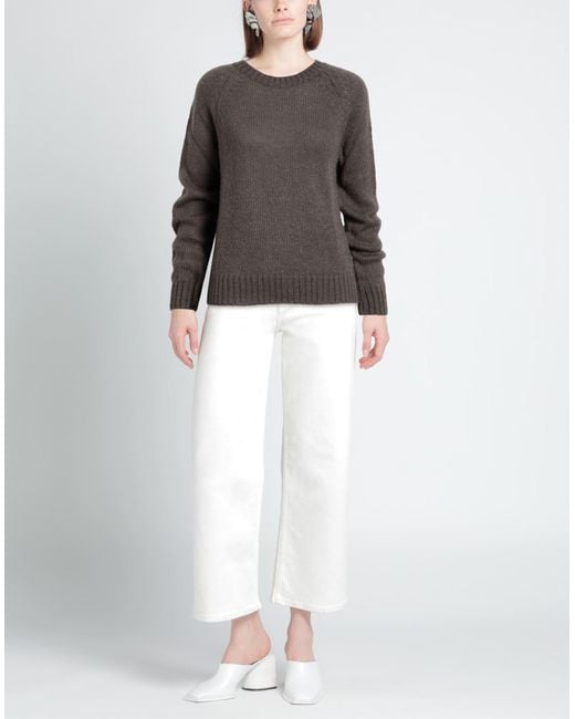 Pullover di CROCHÈ in Gray