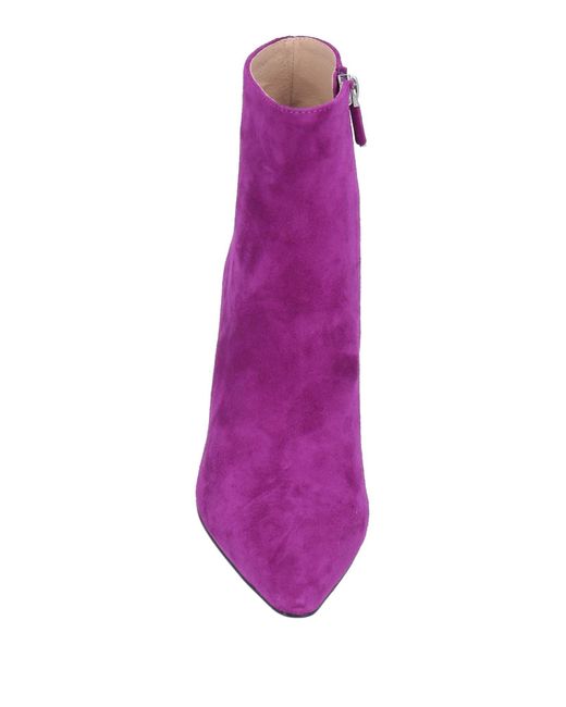 Botines de caña alta Lola Cruz de color Purple
