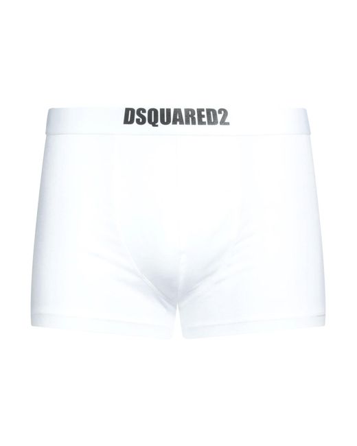 DSquared² White Boxer for men