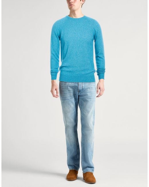 Pullover Moorer de hombre de color Blue
