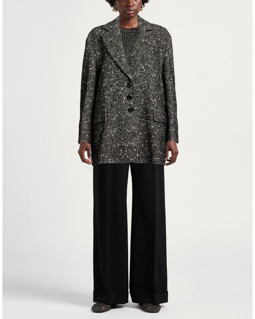 Pinko Black Blazer Wool, Acrylic, Polyester, Nylon