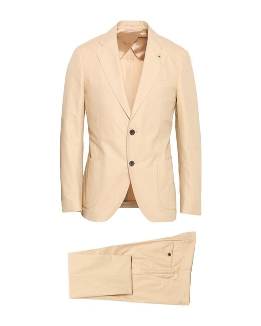 Lardini Natural Suit for men