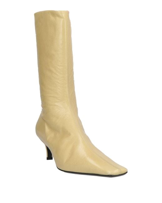 Jil Sander Natural Boot Leather