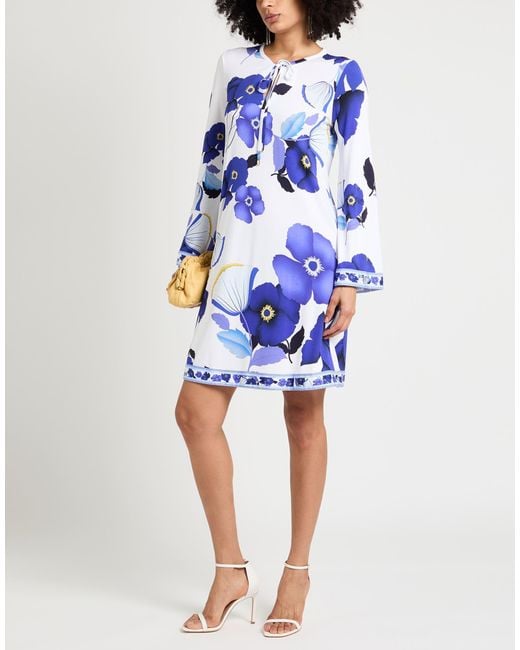 LEONARD Paris Blue Mini Dresses