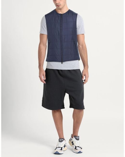 Mazzarelli Blue Vest Polyester for men