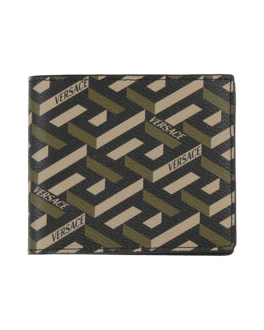 Versace Brieftasche in Green für Herren