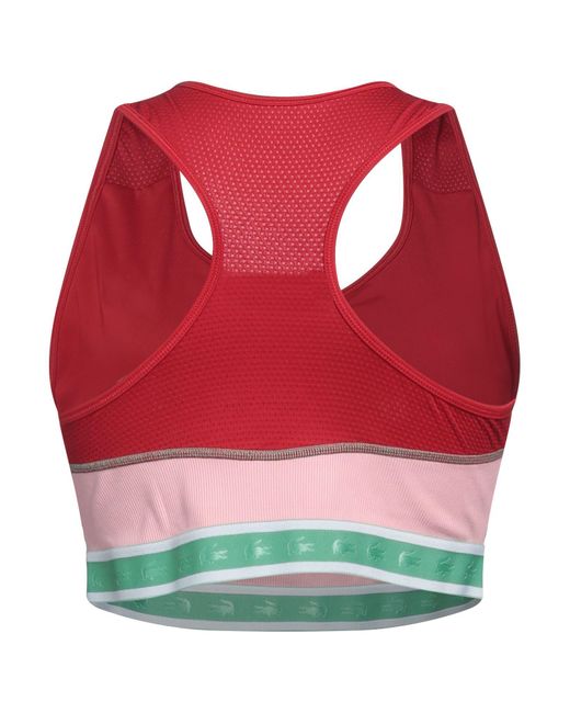 Lacoste Red Top Polyester, Elastane