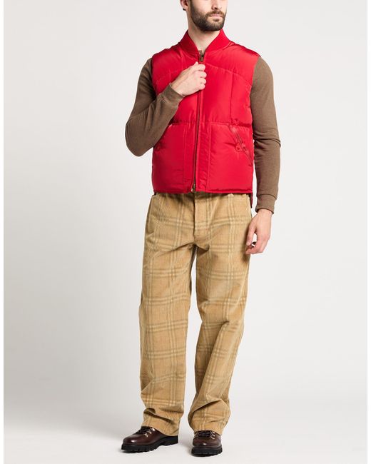 Tom Ford Red Vest Polyester for men