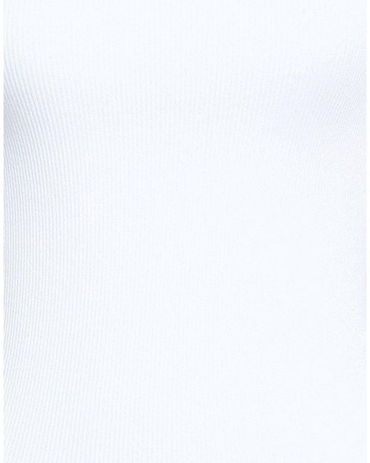 Rag & Bone White Tank Top Cotton, Polyester, Elastane