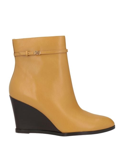 Tory Burch Brown Ankle Boots