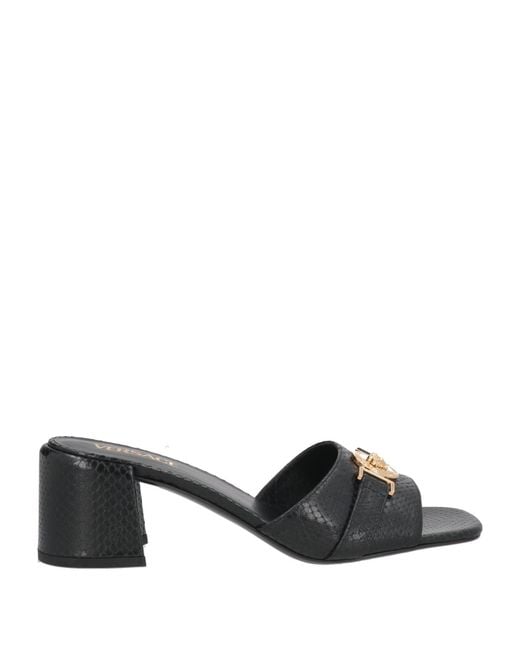 Versace Black Sandals