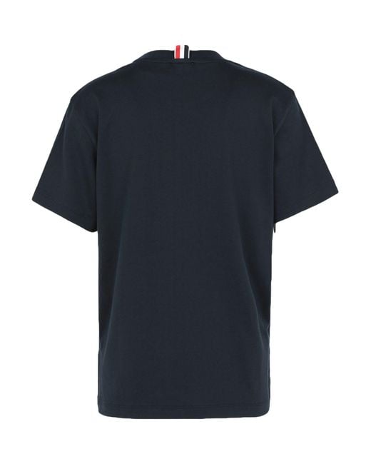 T-shirt di Thom Browne in Blue
