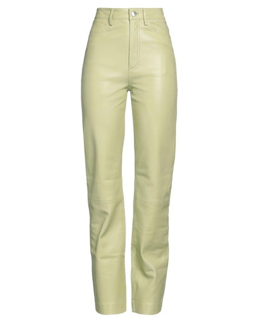 REMAIN Birger Christensen Yellow Pants