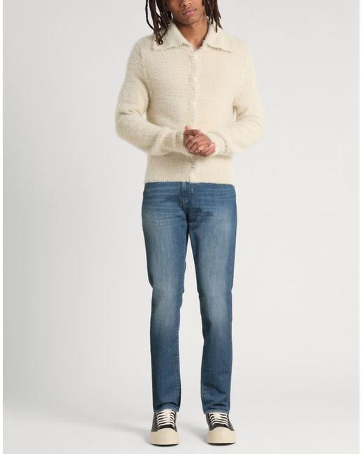 ARMANI EXCHANGE Blue Jeans Cotton, Polyester, Elastane for men