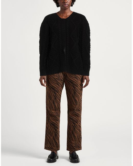 Hache Black Cardigan Wool, Cashmere