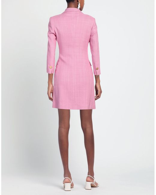 Tagliatore 0205 Pink Mini Dress