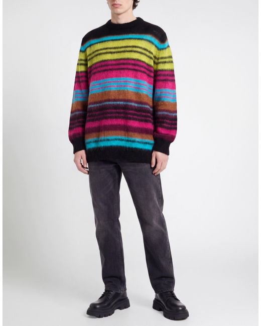 Laneus Multicolor Sweater Mohair Wool, Polyamide, Wool for men