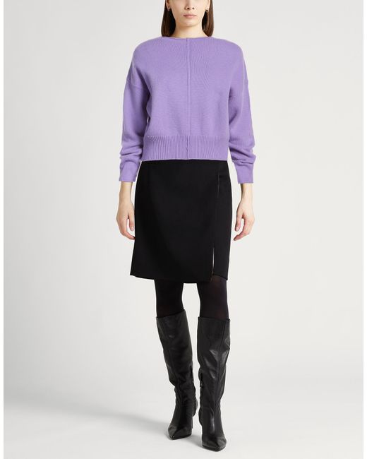 Jucca Purple Sweater Virgin Wool